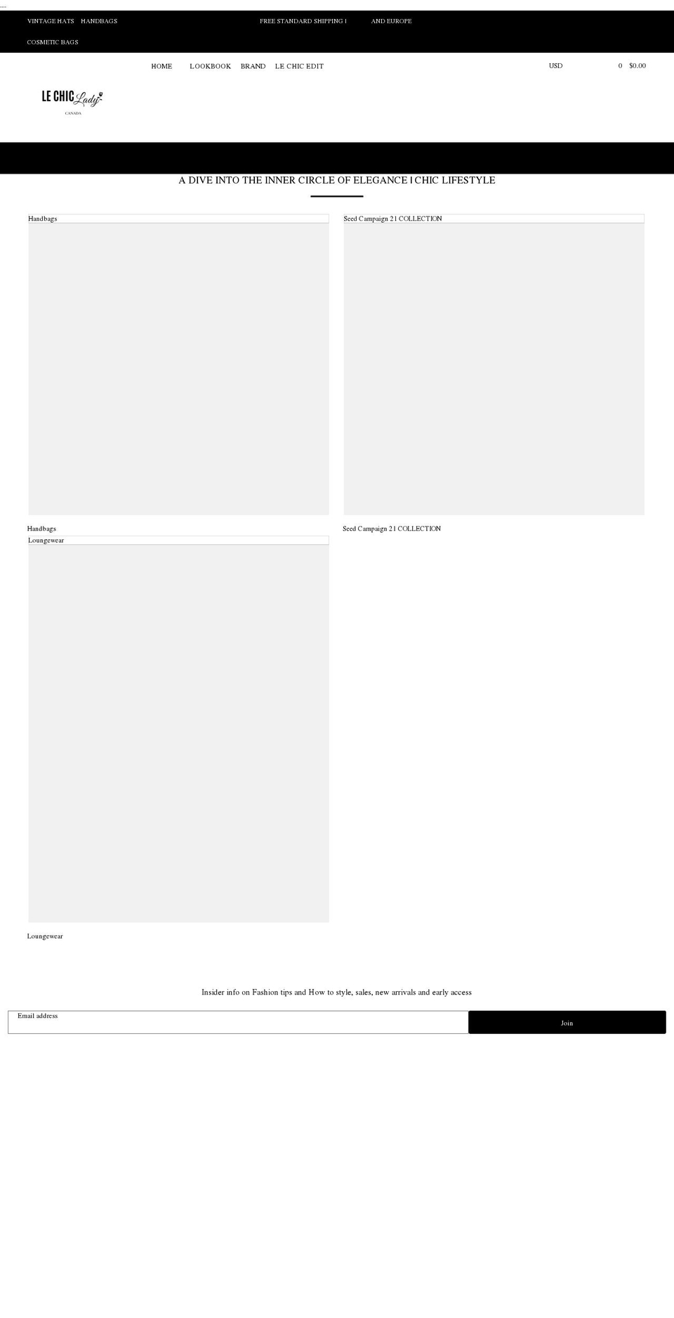 lechiclady.com shopify website screenshot