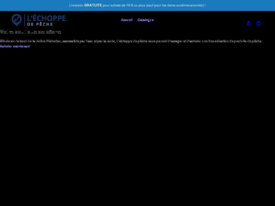 lechoppedepeche.com shopify website screenshot