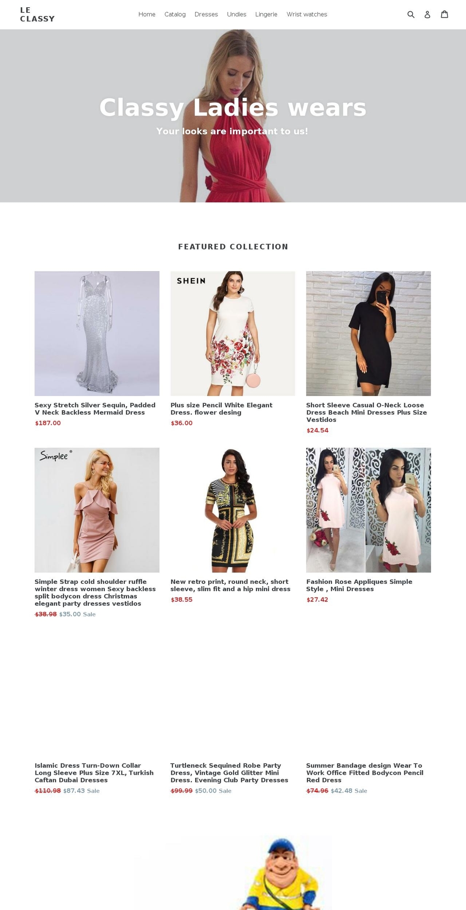 leclassy.com — Shopify storefront screenshot