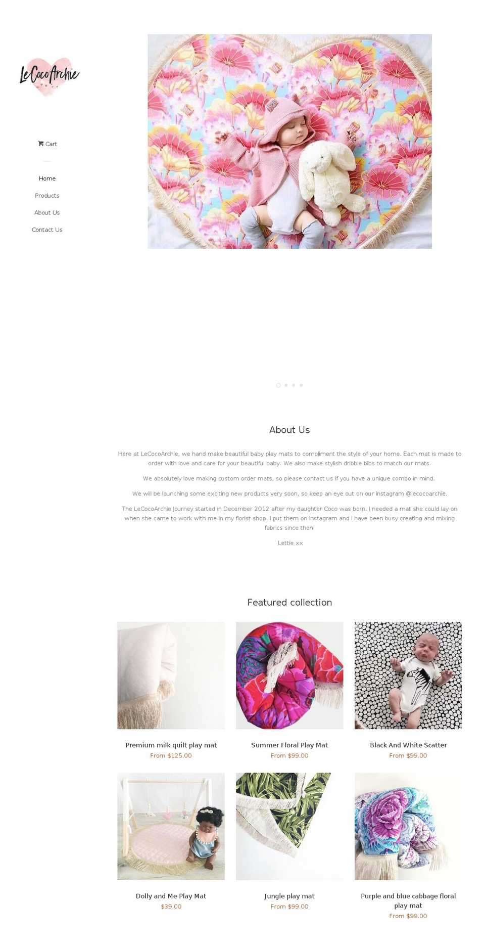 lecocoarchie.com shopify website screenshot