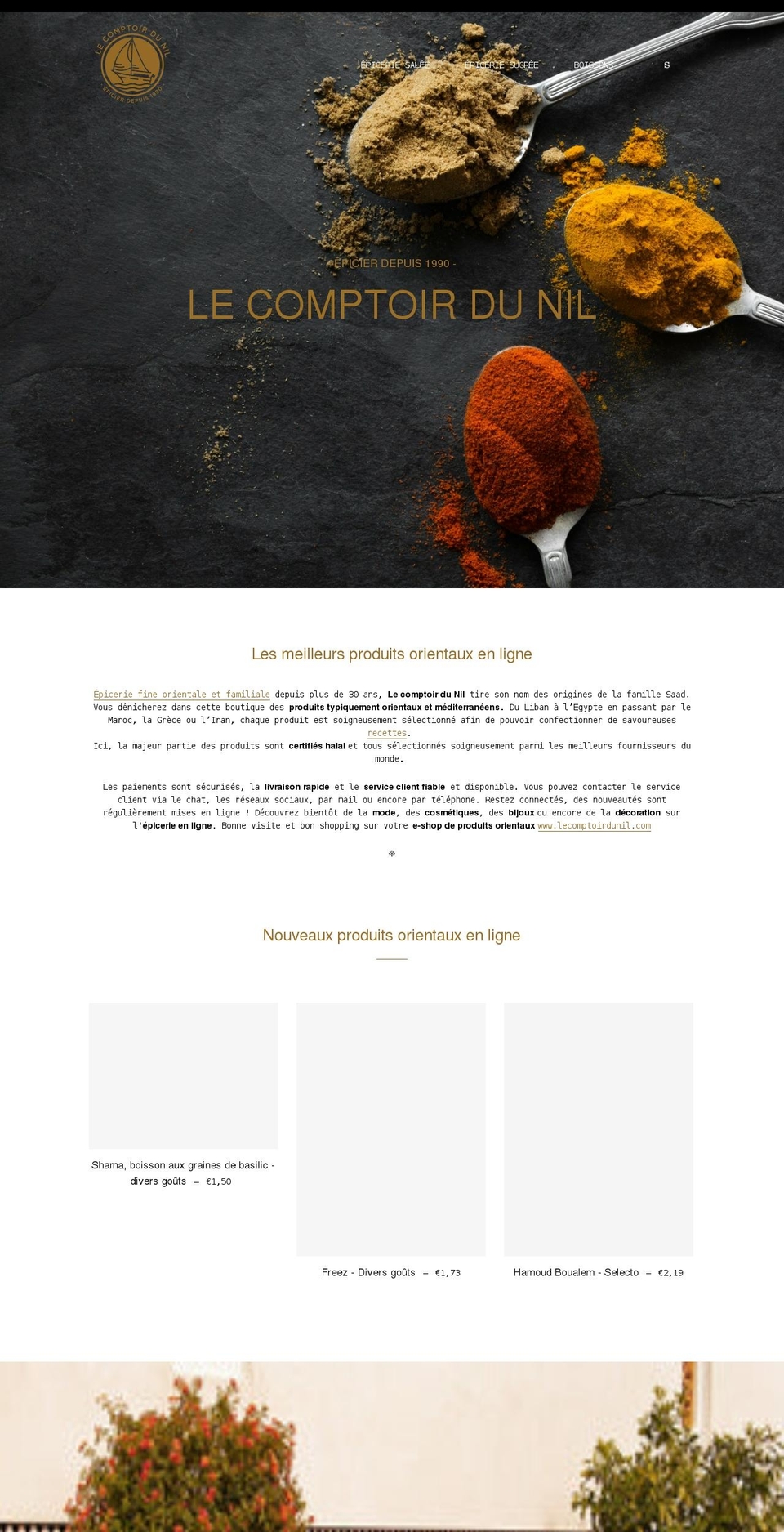 lecomptoirdunil.com shopify website screenshot