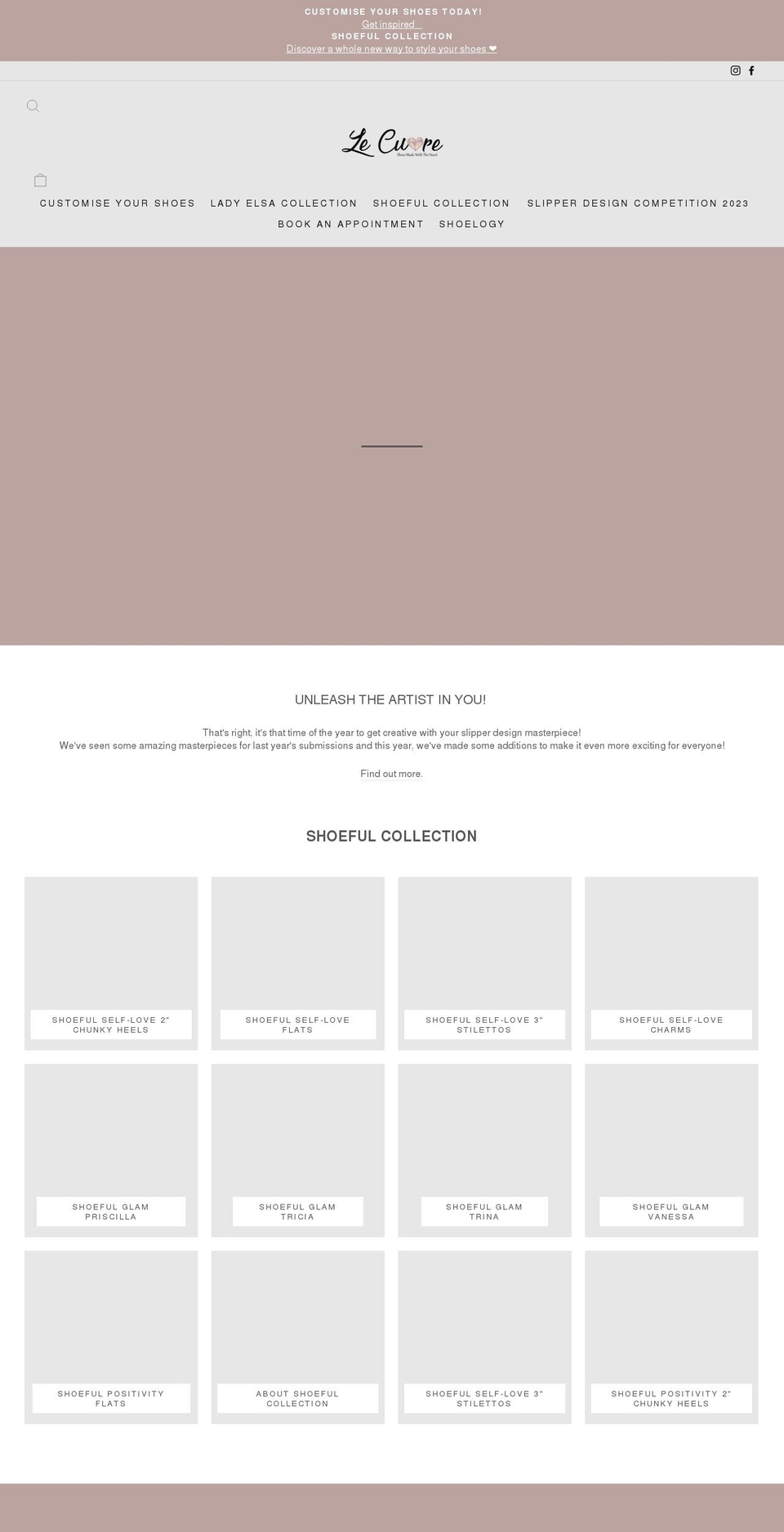 lecuore.com shopify website screenshot