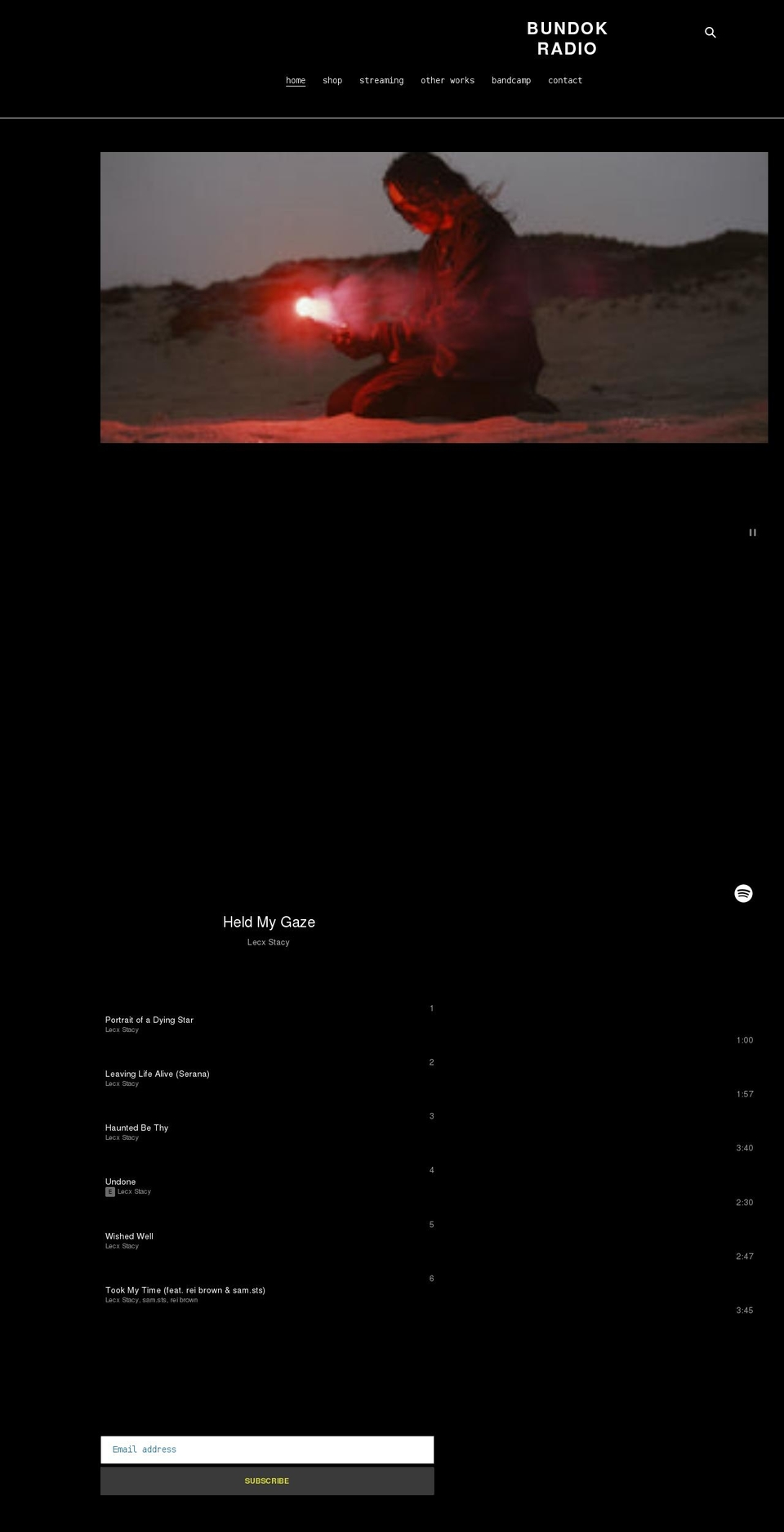 lecxstacy.com shopify website screenshot