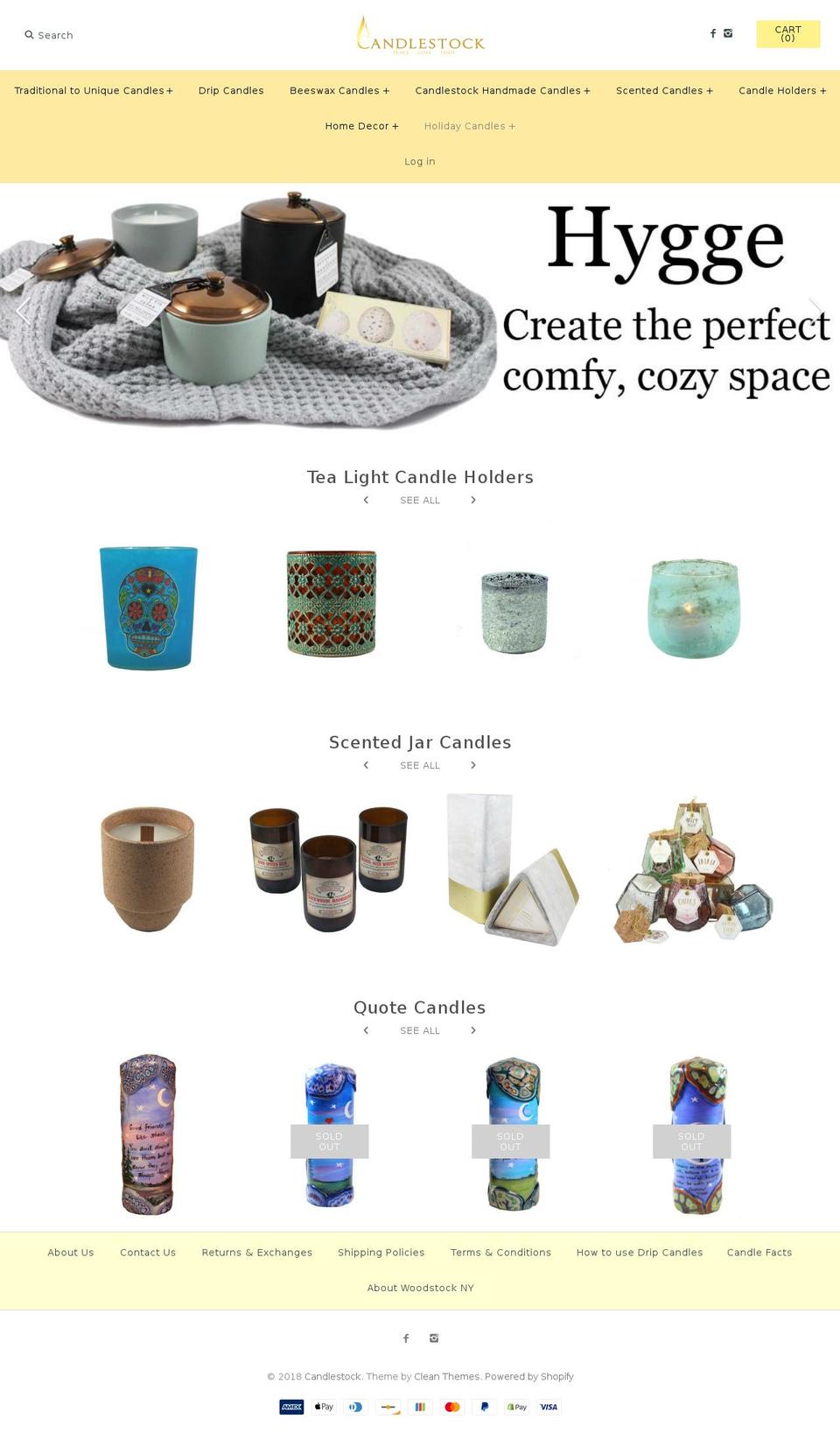 led-candles-online.com — Shopify storefront screenshot