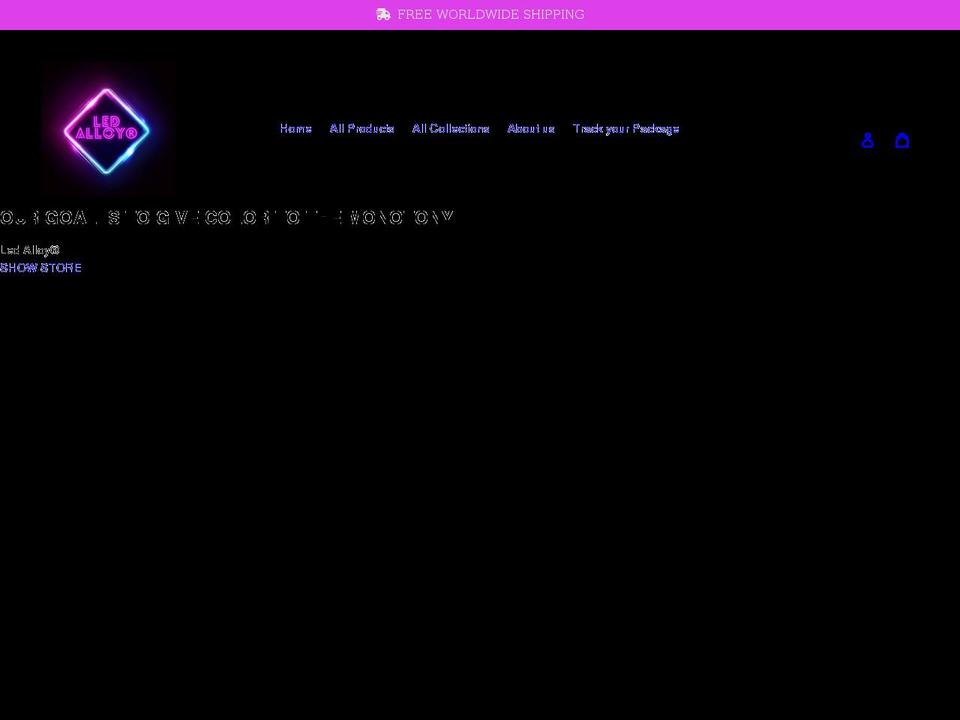 ledalloy.com shopify website screenshot
