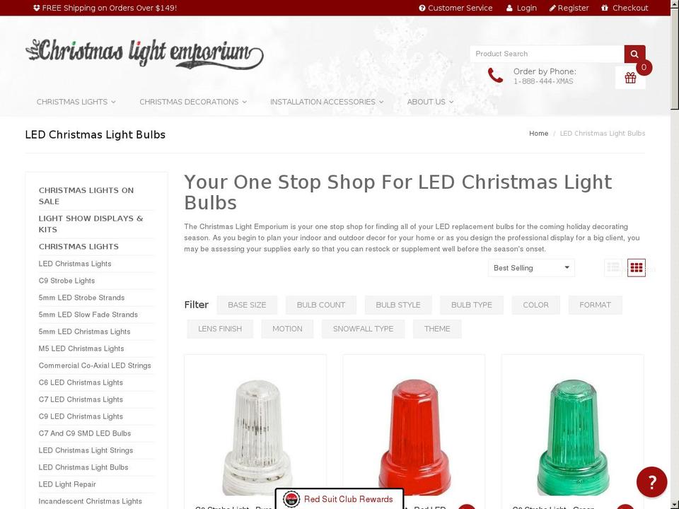 6-7-17-version Shopify theme site example ledchristmaslightbulbs.com