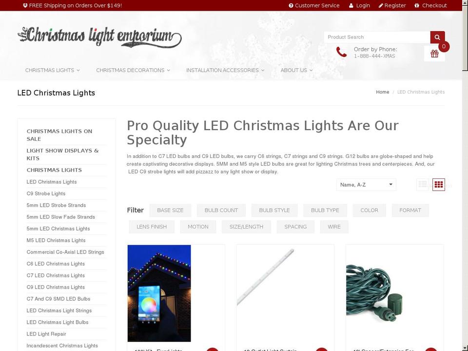 6-7-17-version Shopify theme site example ledchristmaslightstrings.com