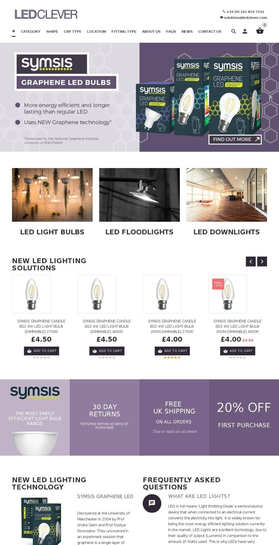 yourstore-v2-1-3 Shopify theme site example ledclever.com