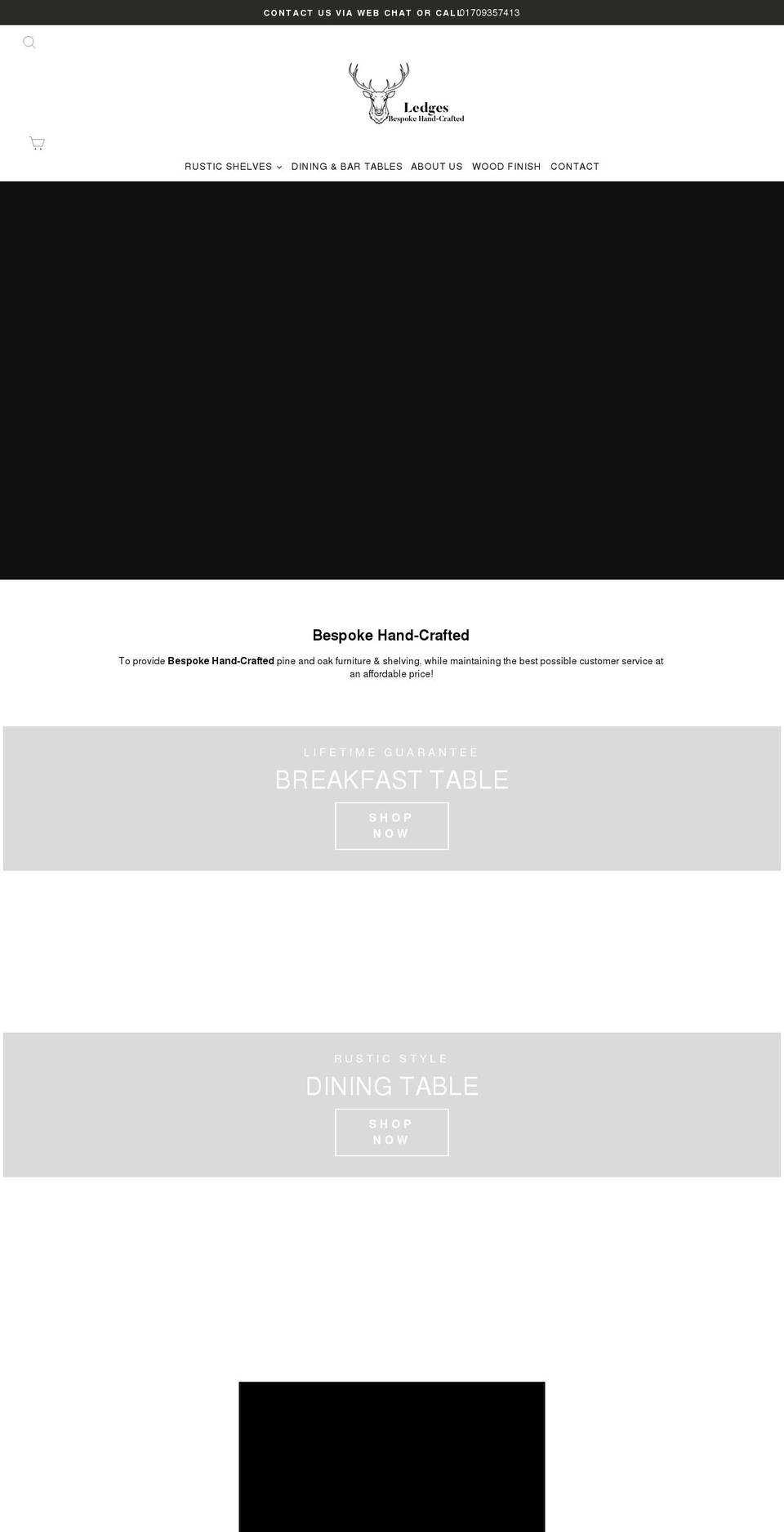 ledges.co.uk shopify website screenshot