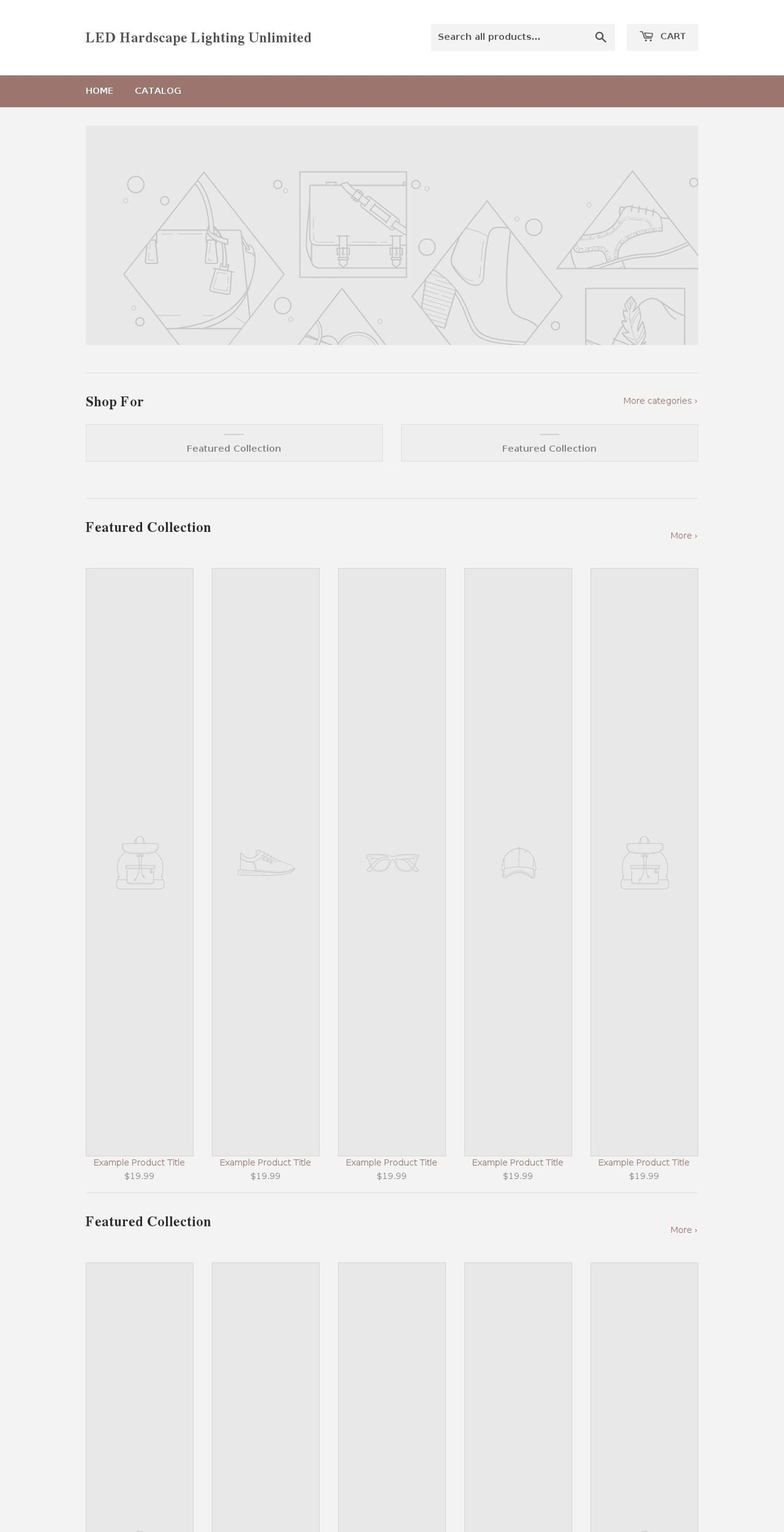 ledhardscapelighting.com — Shopify storefront screenshot
