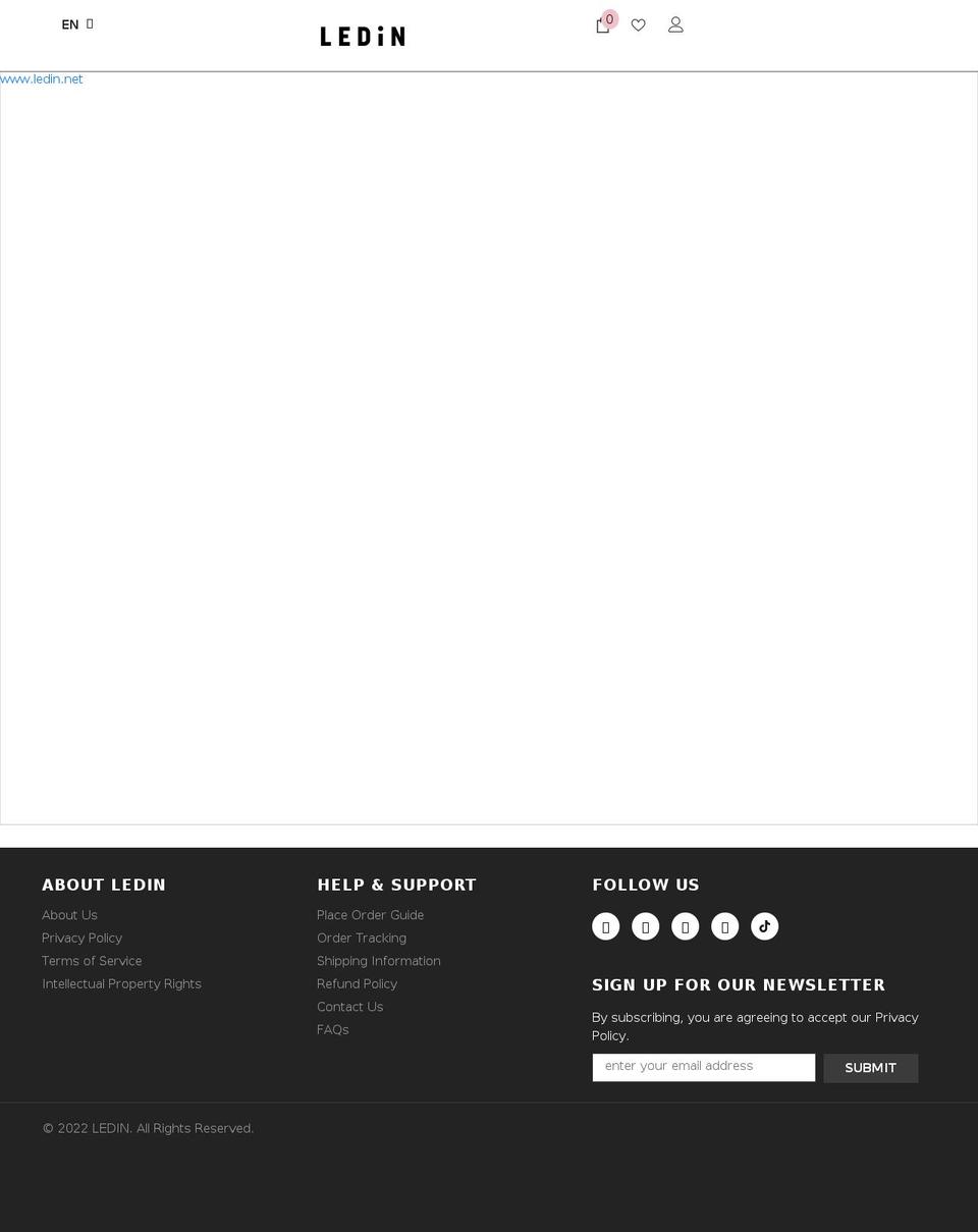 ledin.net shopify website screenshot