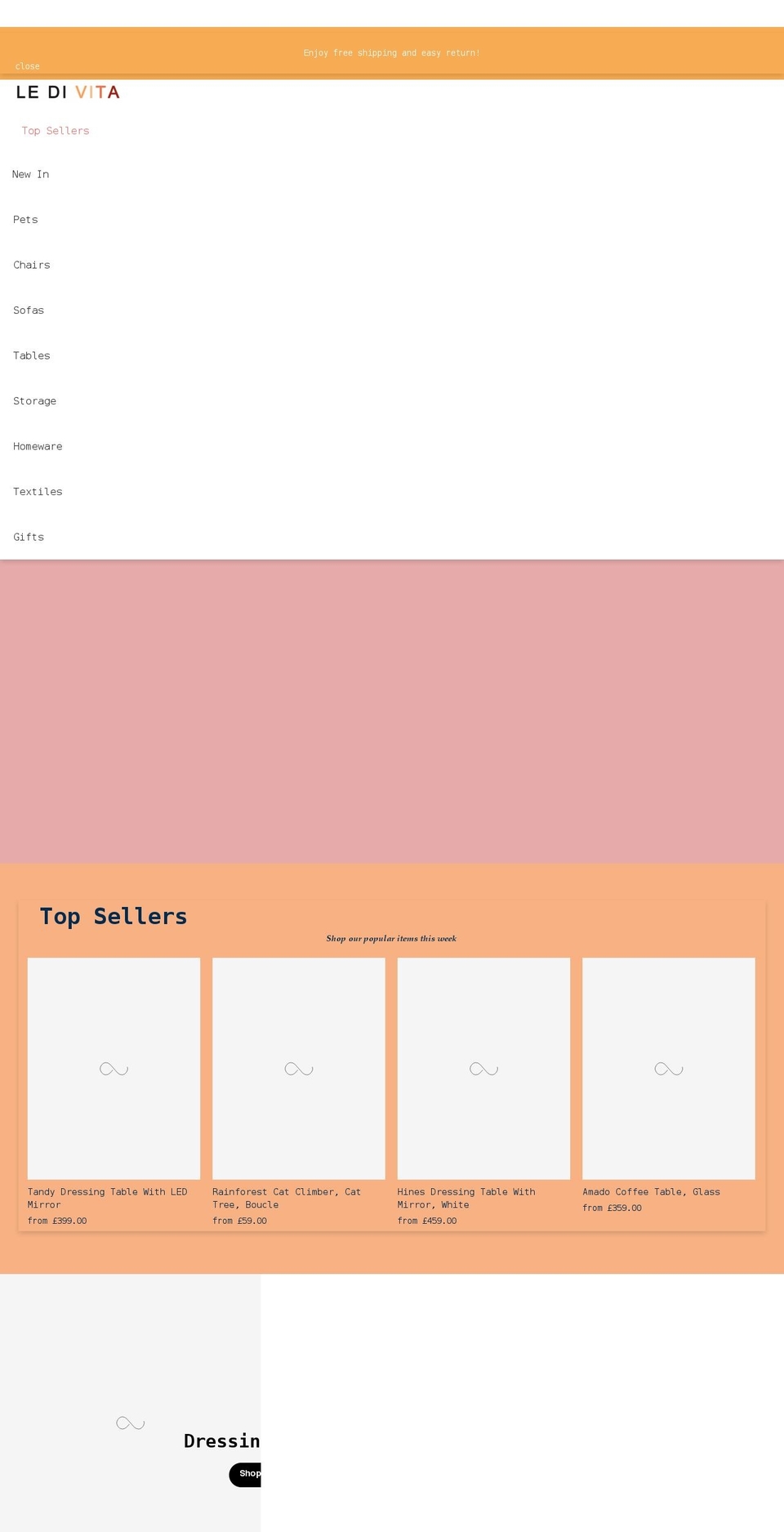 ledivita.com shopify website screenshot