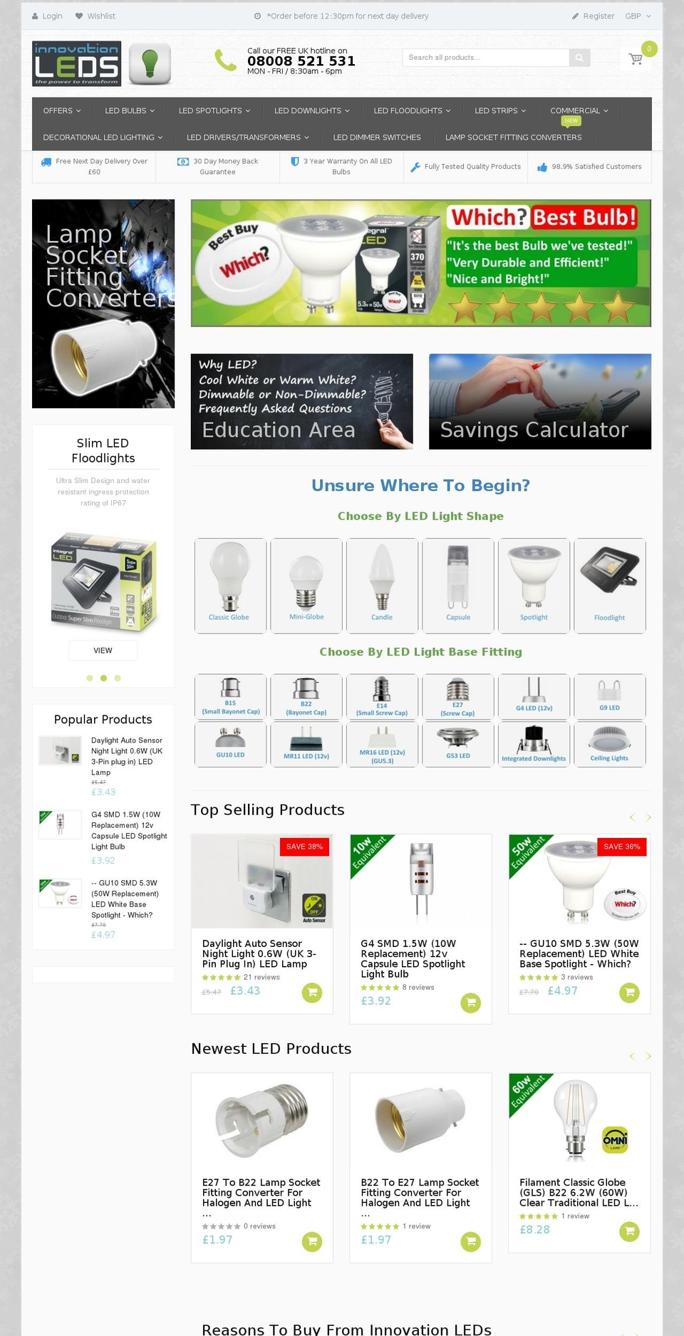 Copy of handy-1-2 Shopify theme site example ledlightingbulbs.org