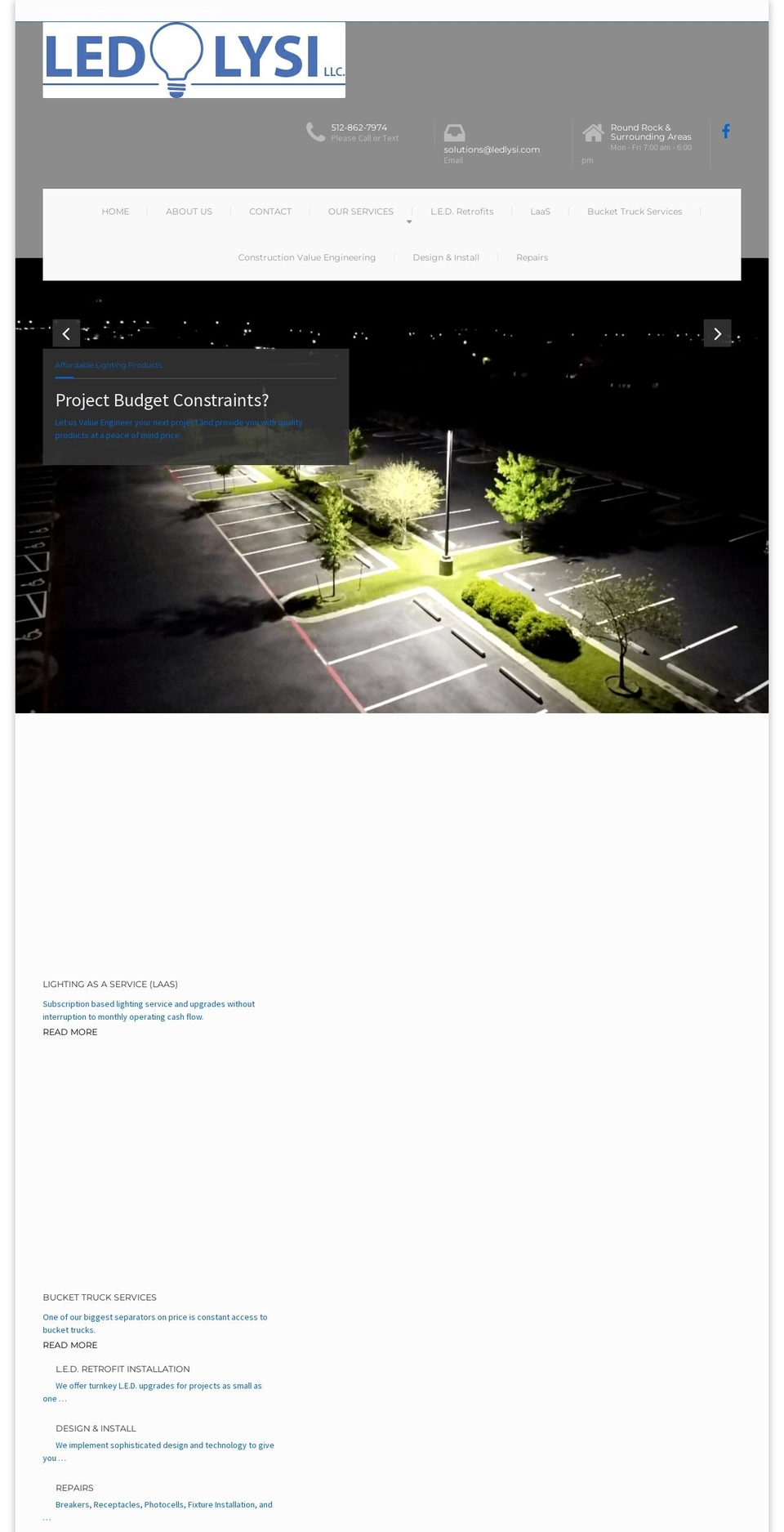 ledlysi.com — Shopify storefront screenshot