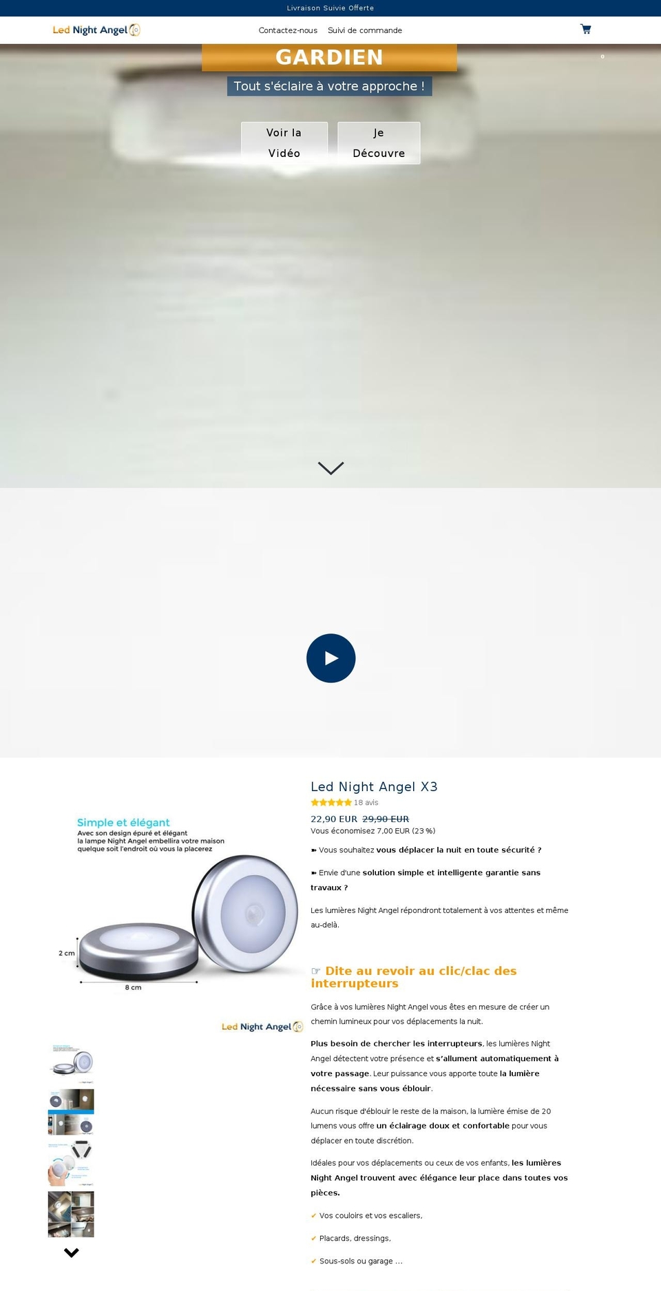 fastlane-1-76-active Shopify theme site example lednightangel.com