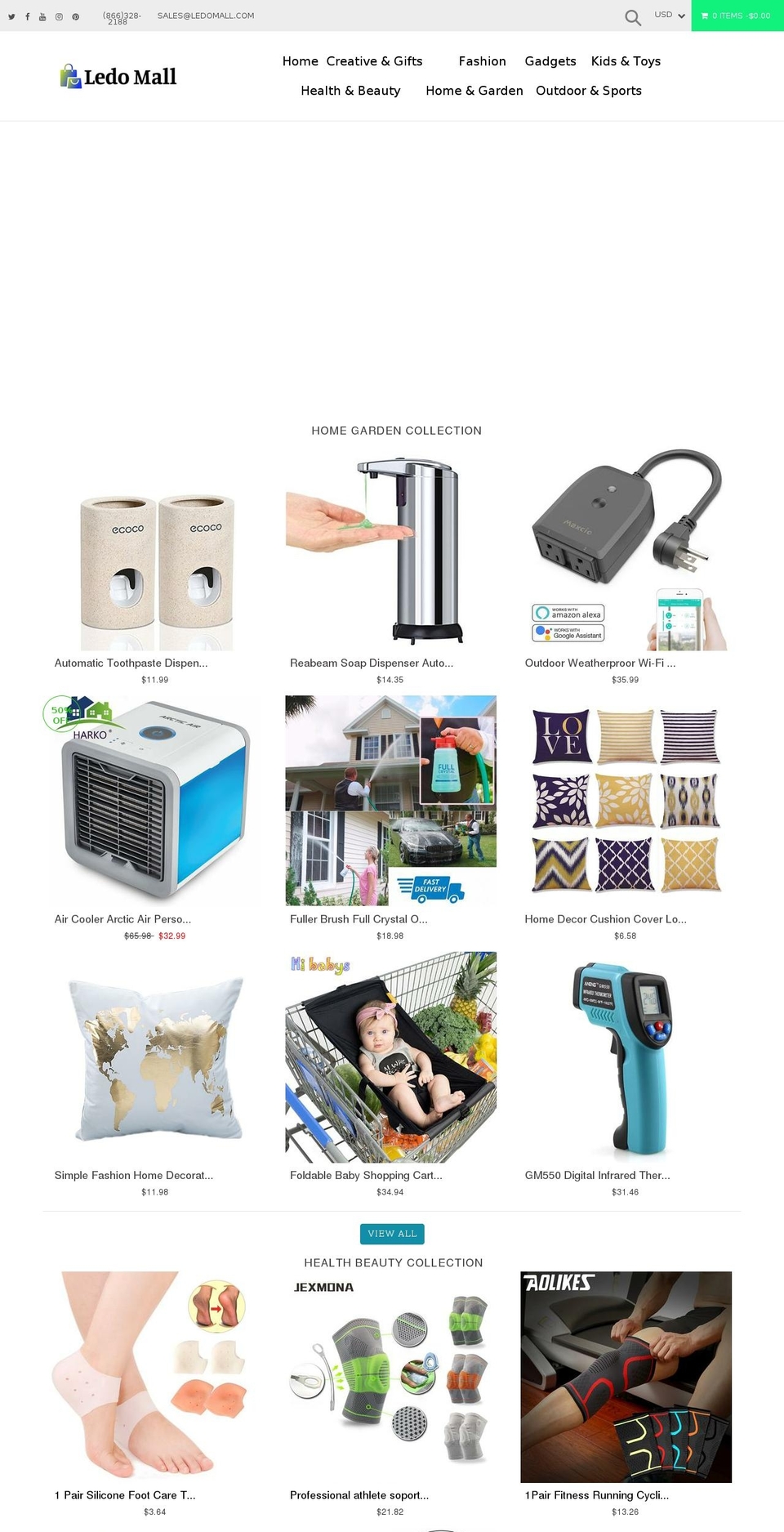 ledomall.com — Shopify storefront screenshot