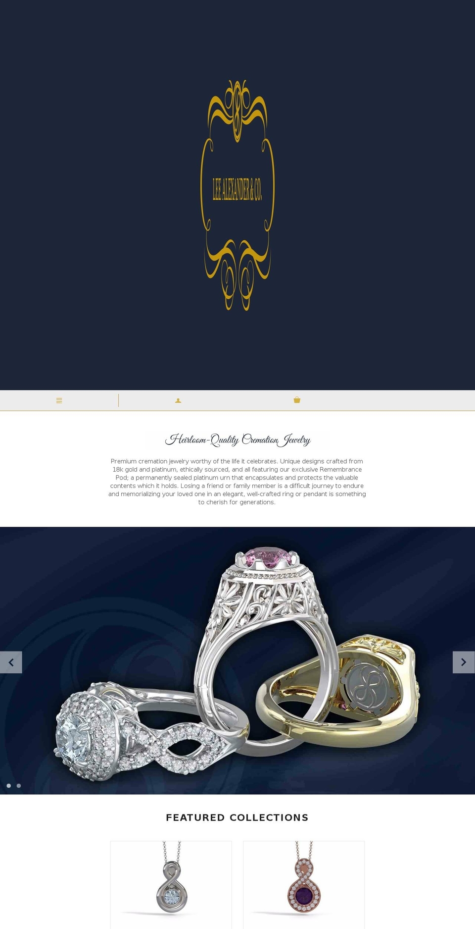leealexanderandco.com shopify website screenshot