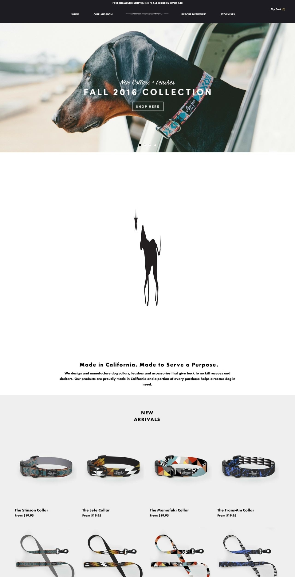 leedsdogsupply.com shopify website screenshot