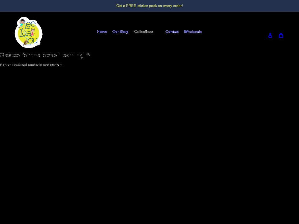 leelaalou.com shopify website screenshot