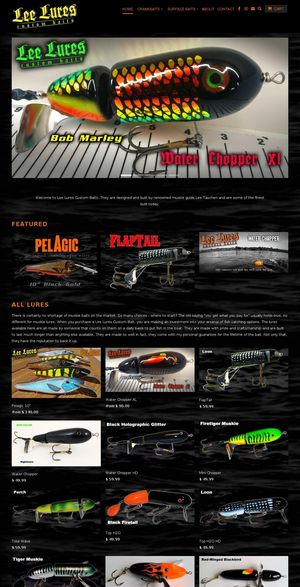 leelures.com shopify website screenshot