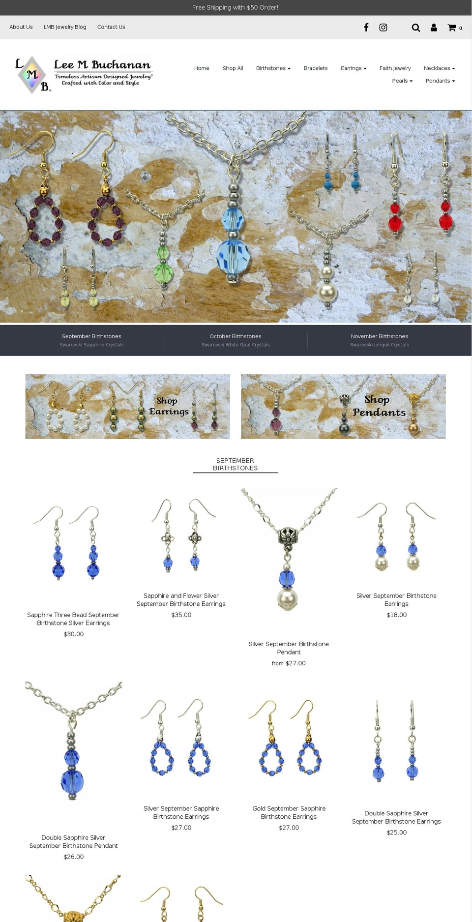 leembuchanan.com — Shopify storefront screenshot