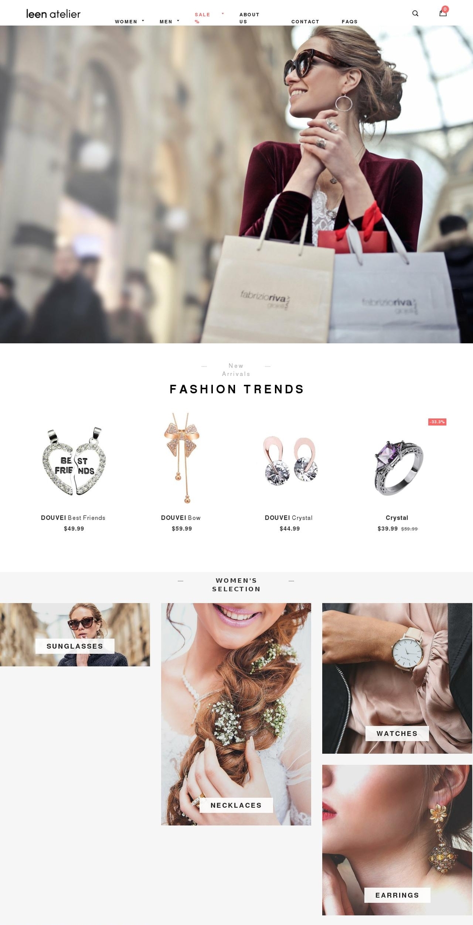 leenatelier.com shopify website screenshot