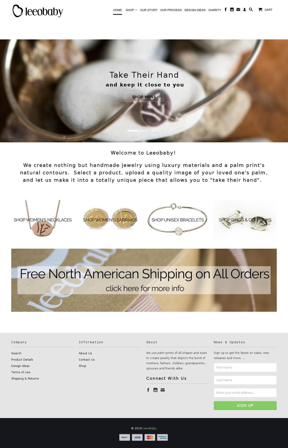 leeobaby.com — Shopify storefront screenshot