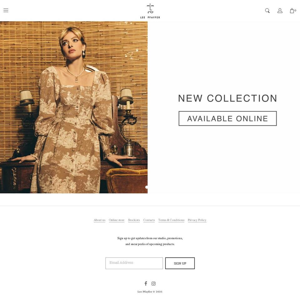 leepfayfer.com shopify website screenshot