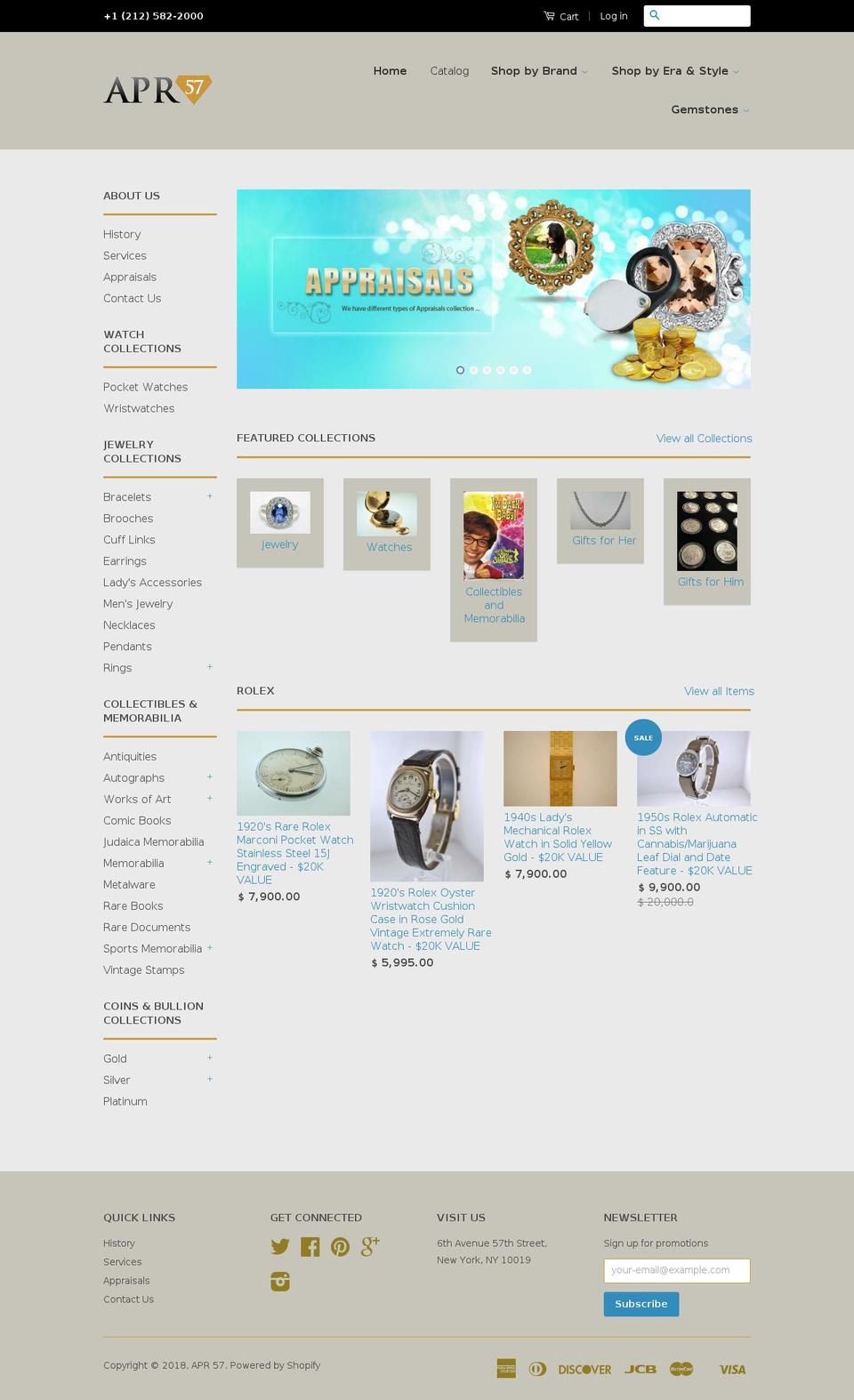 leeplaza57.com — Shopify storefront screenshot