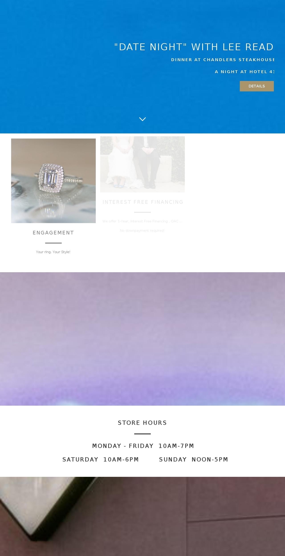 leereedidahosdiamondjeweler.com shopify website screenshot