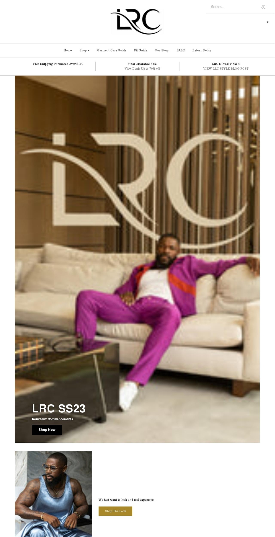 leerickiecollection.com shopify website screenshot