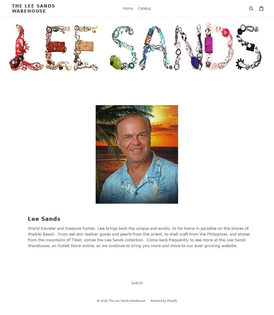 leesandshawaii.com — Shopify storefront screenshot