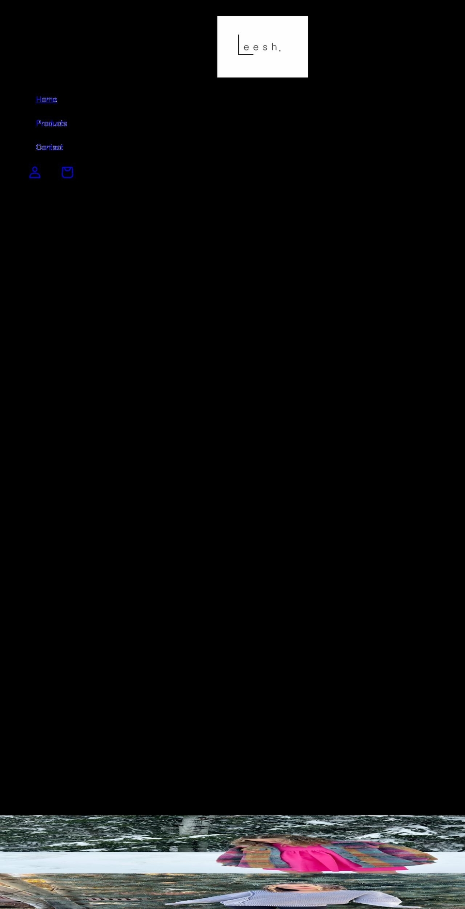 leeshclothing.com shopify website screenshot