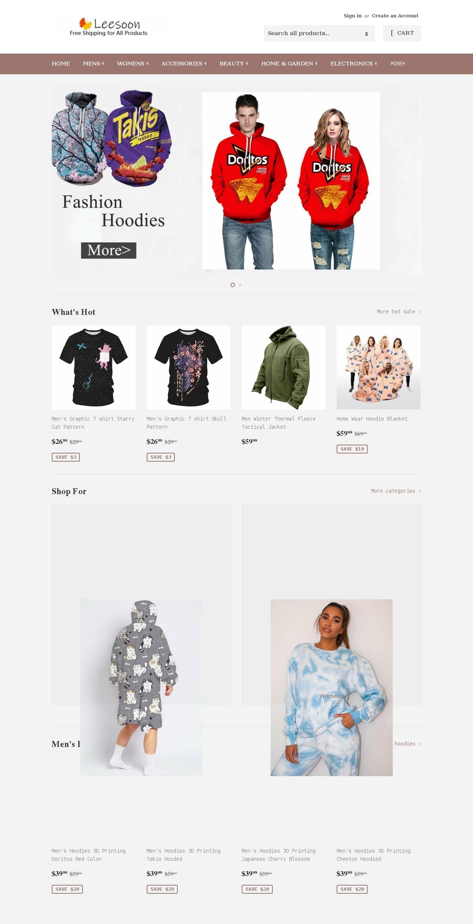 leesoon.com shopify website screenshot
