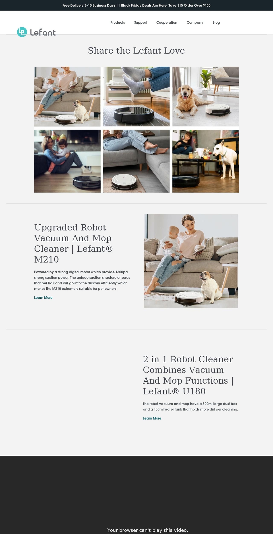 lefantlife.com shopify website screenshot