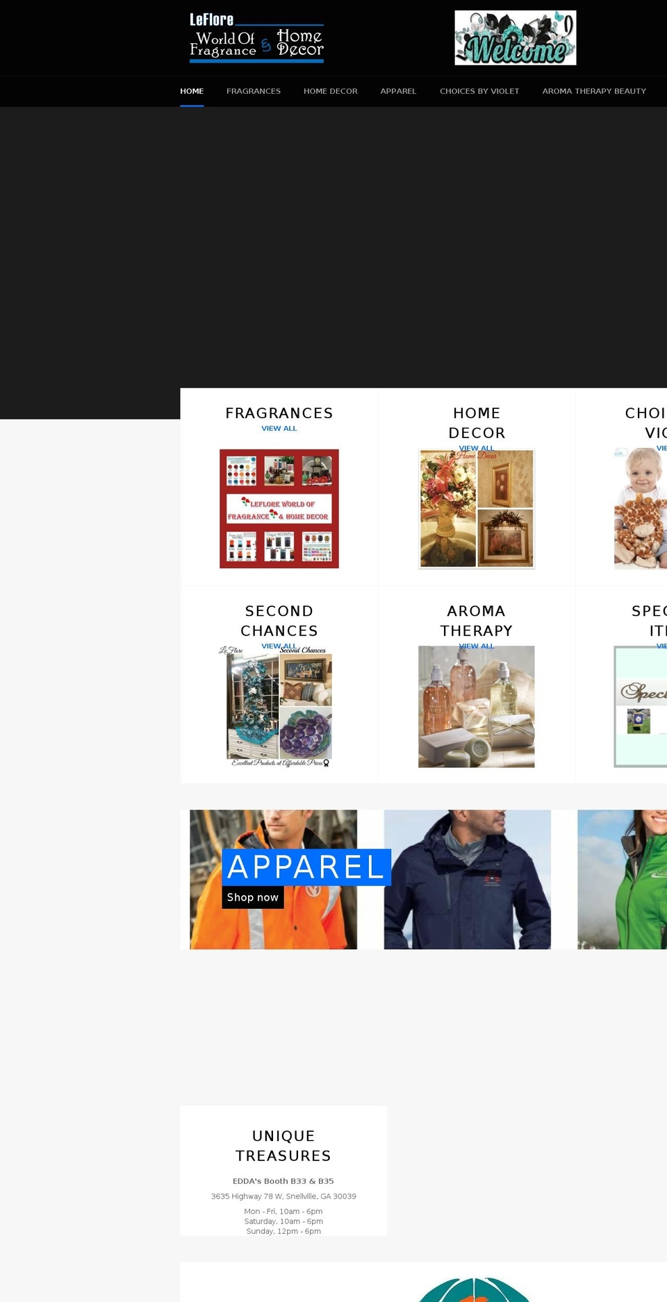 lefloreworld.com shopify website screenshot