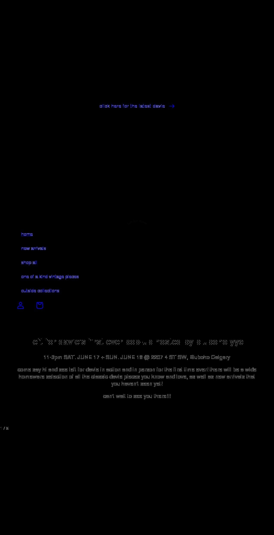 leftfordavie.com shopify website screenshot