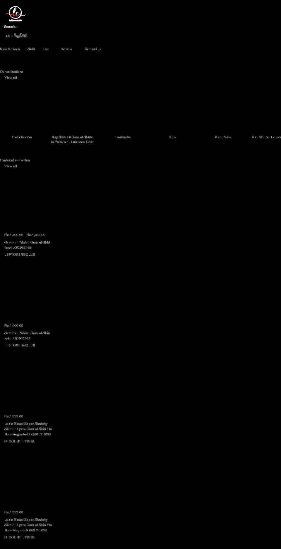 leftoversclub.com shopify website screenshot