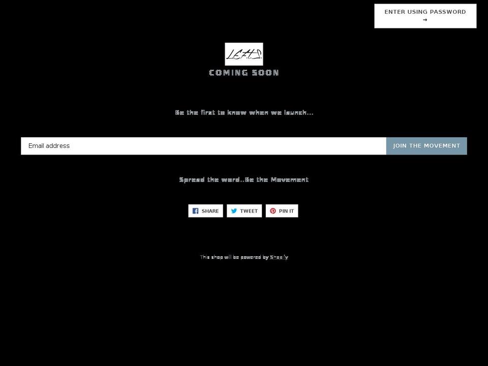 leftsstyle.com — Shopify storefront screenshot
