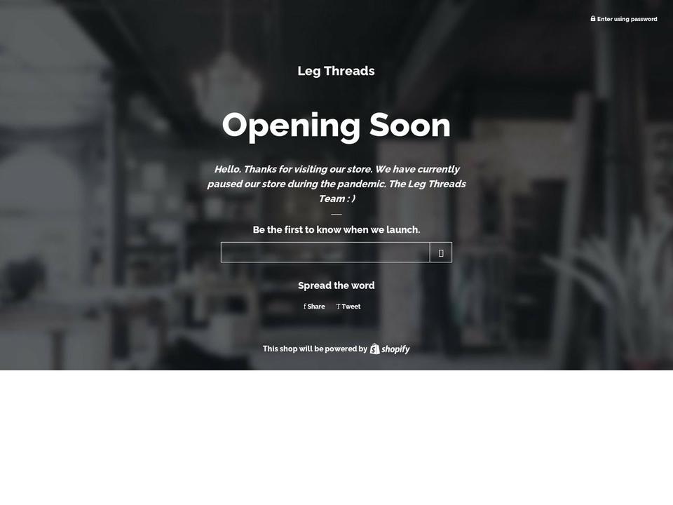 leg-threads.com — Shopify storefront screenshot