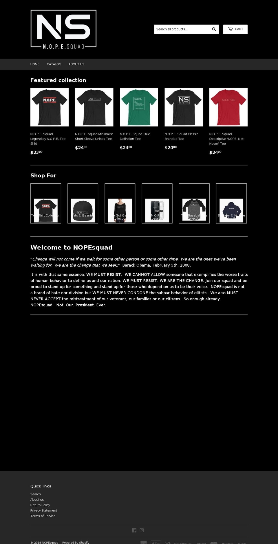 legacy44.com — Shopify storefront screenshot