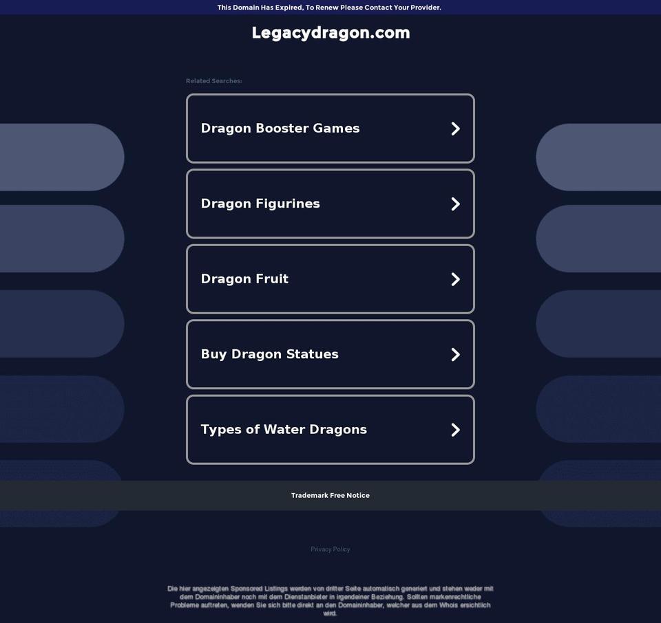 mastermind-theme Shopify theme site example legacydragon.com