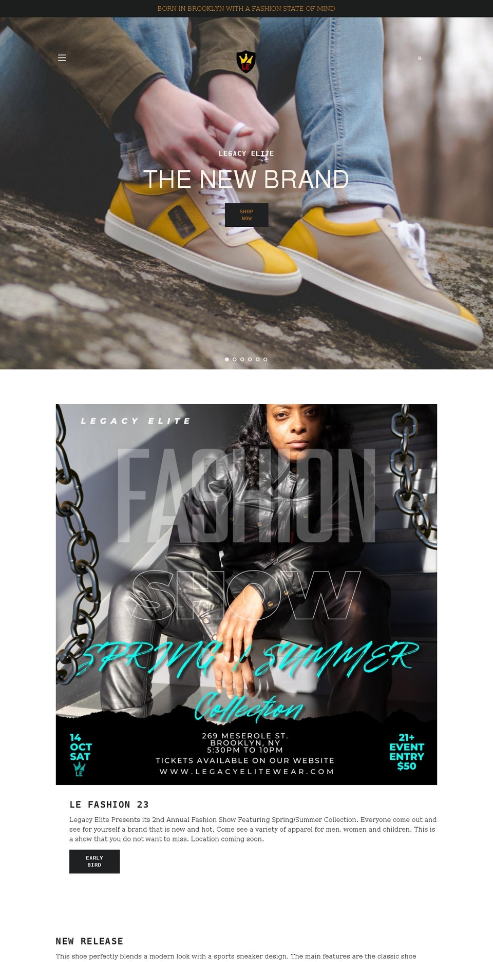 legacyelitewear.com shopify website screenshot