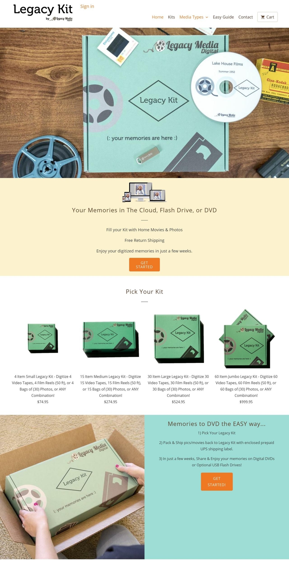 Legacy Live Shopify theme site example legacykit.com