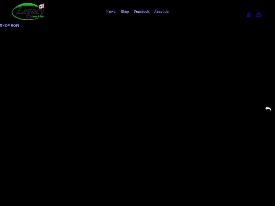 legacylawnandpet.com shopify website screenshot