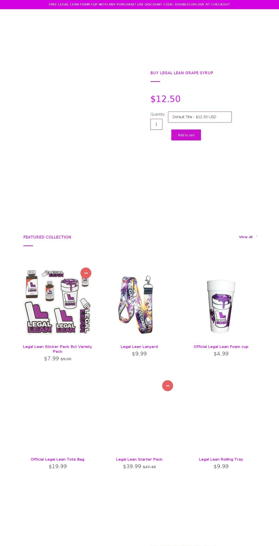 legallean.com — Shopify storefront screenshot