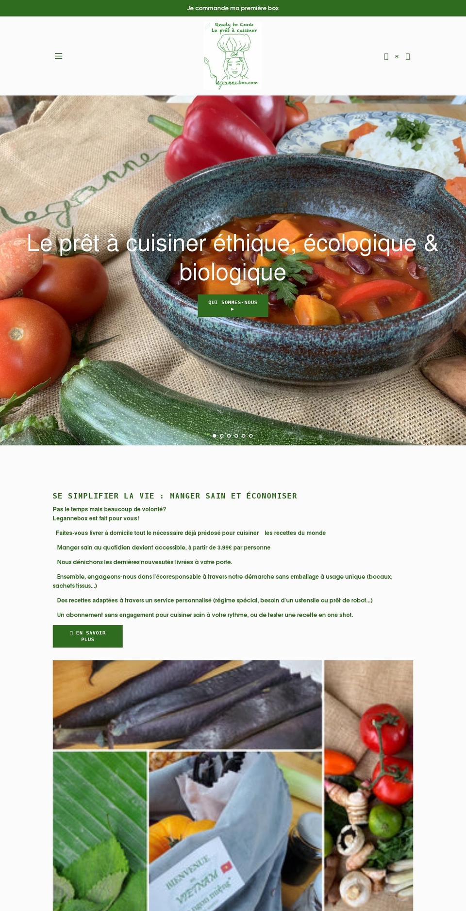 legannebox.com shopify website screenshot