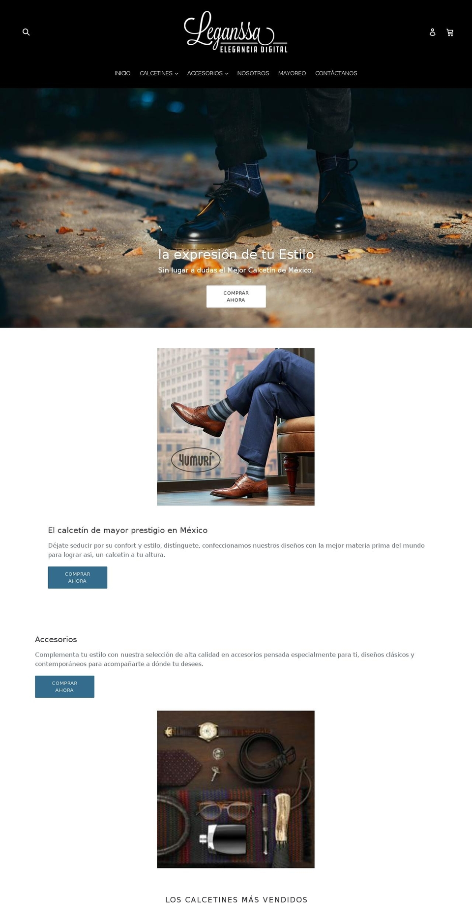 leganssa.com — Shopify storefront screenshot