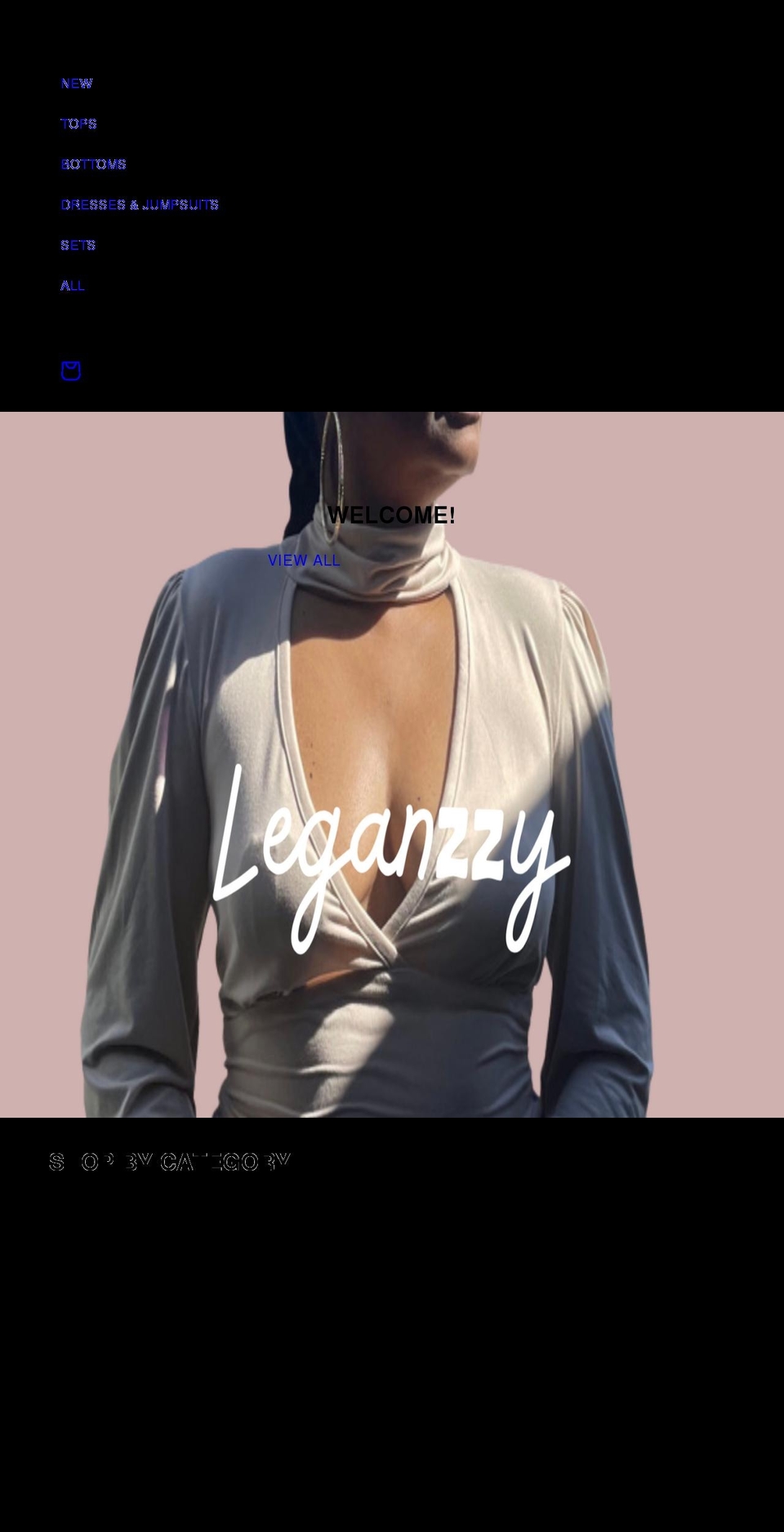 leganzzy.com shopify website screenshot