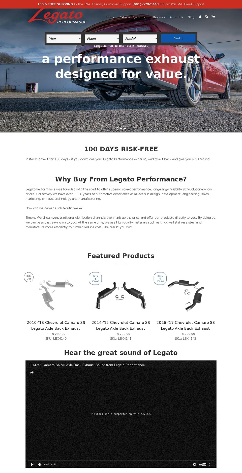 legatoperformance.com shopify website screenshot